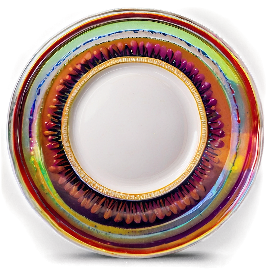 Clear Glass Dessert Plates PNG 8 PNG with transparent background