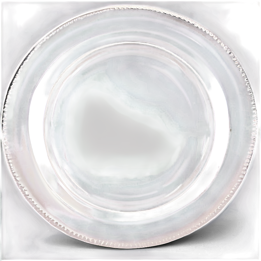 Clear Glass Dessert Plates PNG 95 PNG with transparent background