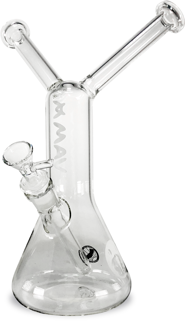 Clear Glass M A V Bong