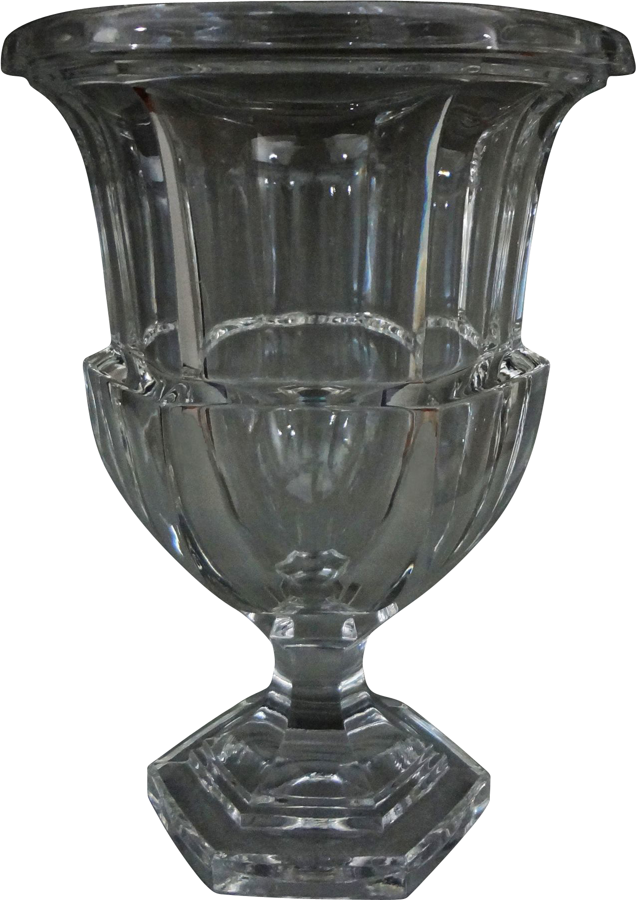 Crytal Cut Glass Vase Clipart Png Public Domain Clip - Vase, Transparent Png PNG with transparent background