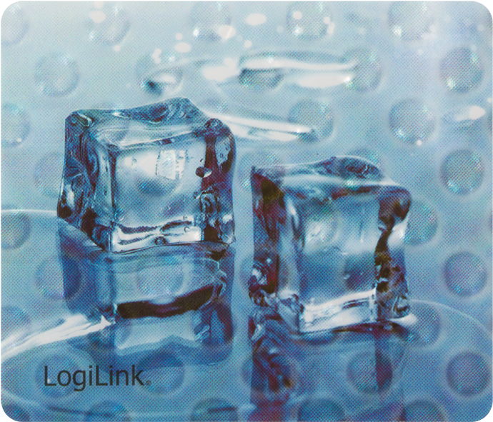 Clear Ice Cubeson Surface