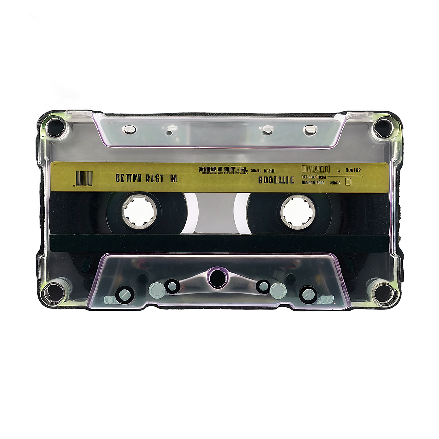 Clear Plastic Cassette Tape Png Dti32