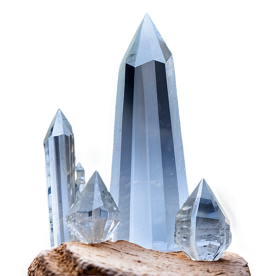 Clear Quartz Crystal Png 64