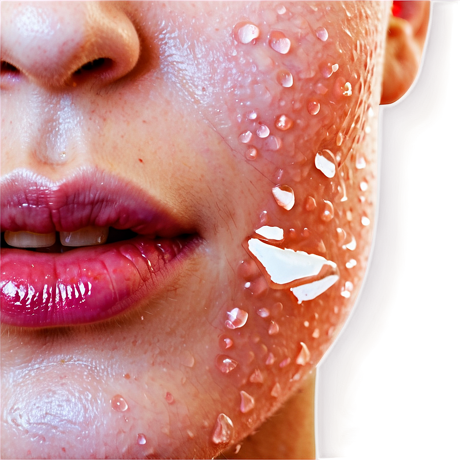Clear Skin Closeup PNG 06112024 PNG with transparent background