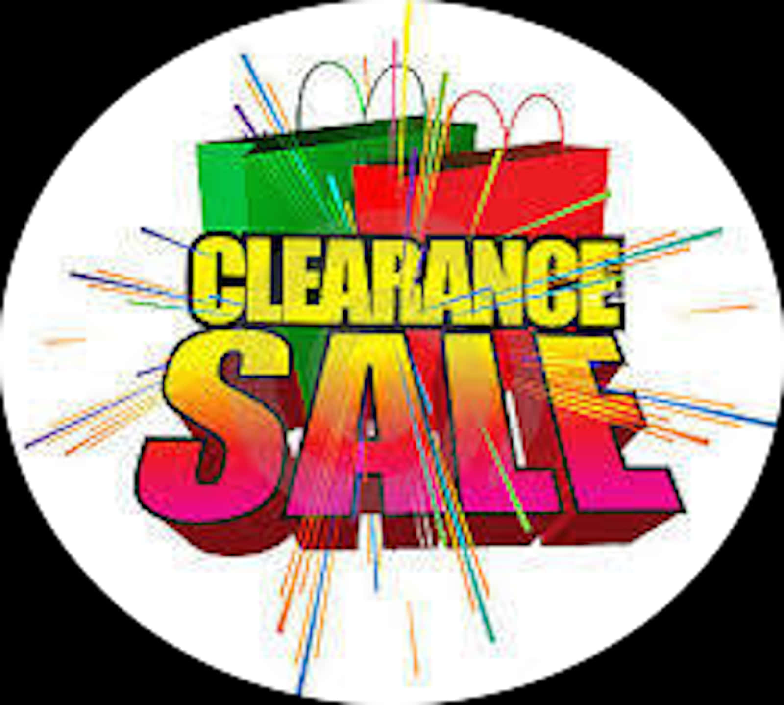 Clearance Sale Explosion Graphic