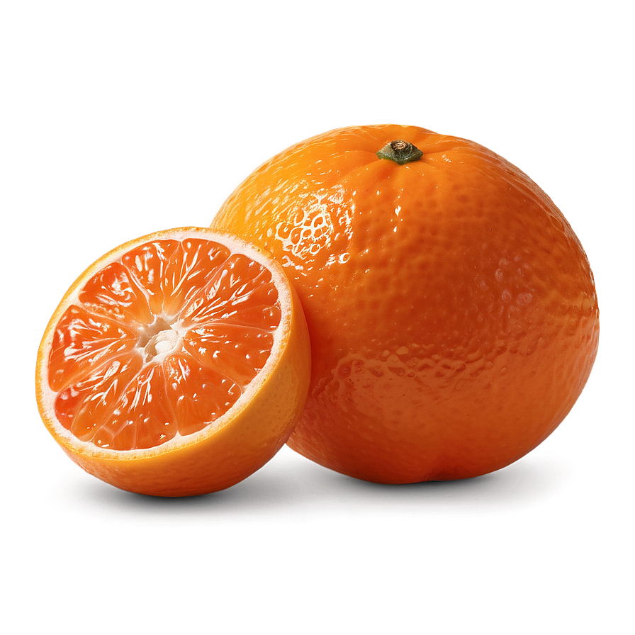 Clementine Fruit Cut Png 06252024