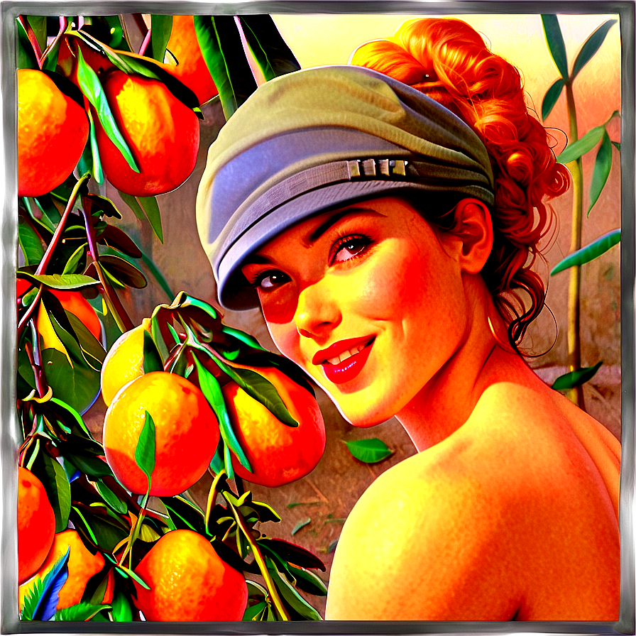 Clementine Harvest Scene Png 21