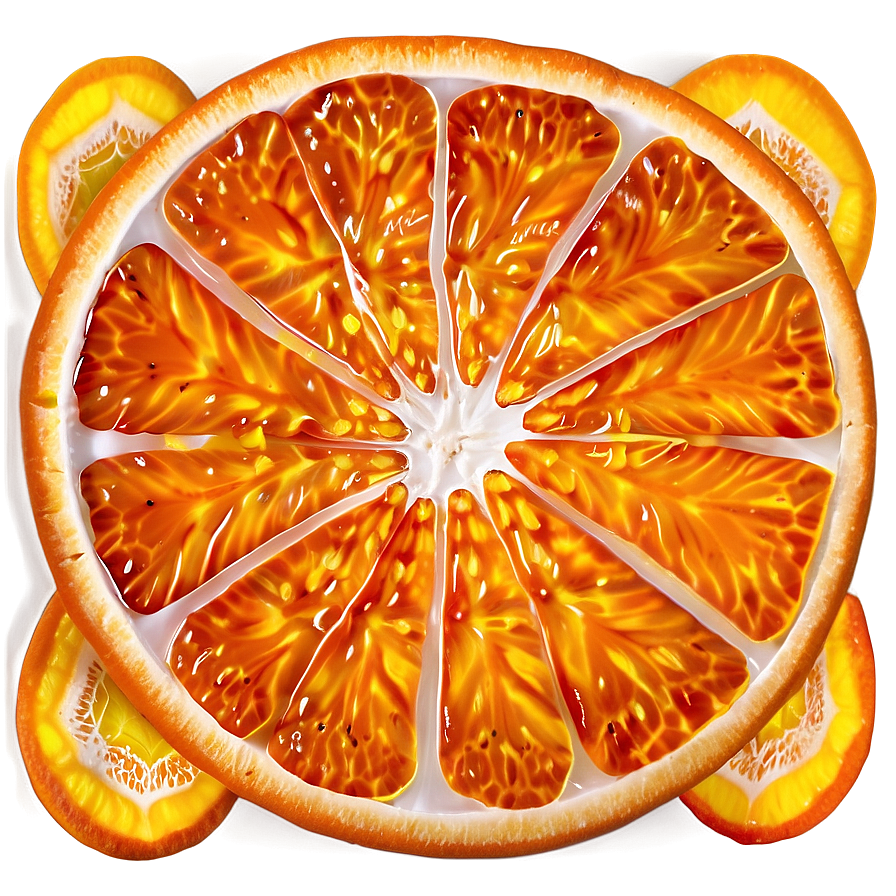 Clementine Slice Transparent Png Kog48