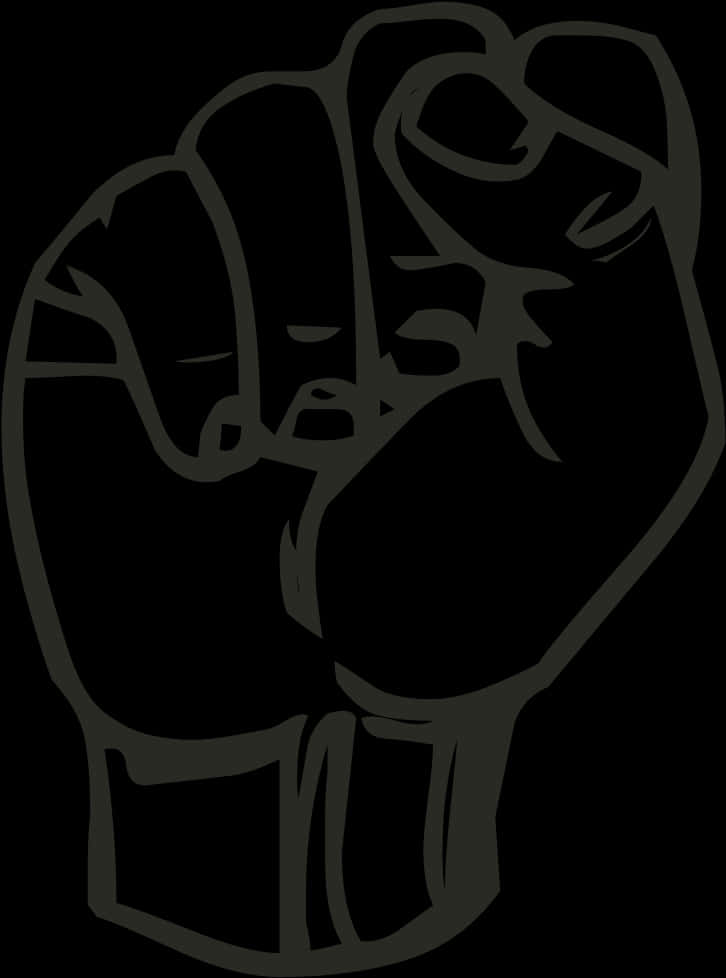 Clenched Fist Graphic