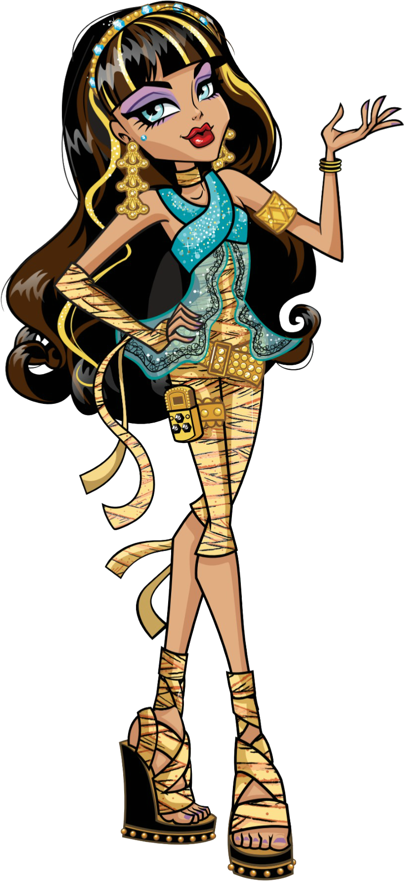 Cleo De Nile Monster High Artwork, HD Png Download PNG with transparent background