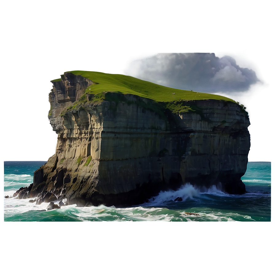 Cliff In Stormy Weather Png 06122024