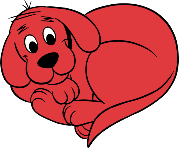 Clifford Stickers Messages Sticker-4 - Dog Sleeping For Coloring, HD Png Download PNG with transparent background