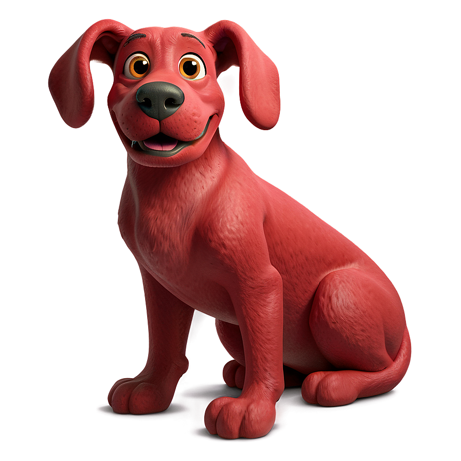 Clifford The Big Red Playful Dog PNG 65 PNG with transparent background