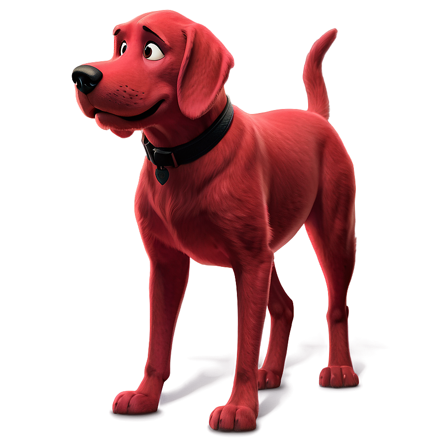 Clifford The Red Dog Full Body PNG sgh60 PNG with transparent background