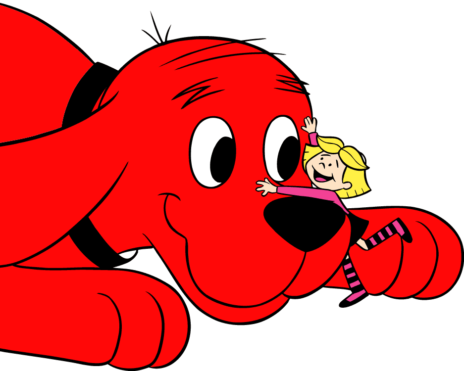 Clifford, El Gran Perro Rojo Para Colorear - Clifford The Big Red Dog And Emily Elizabeth, HD Png Download PNG with transparent background