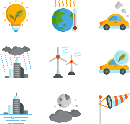 Climate Change Concepts Illustration