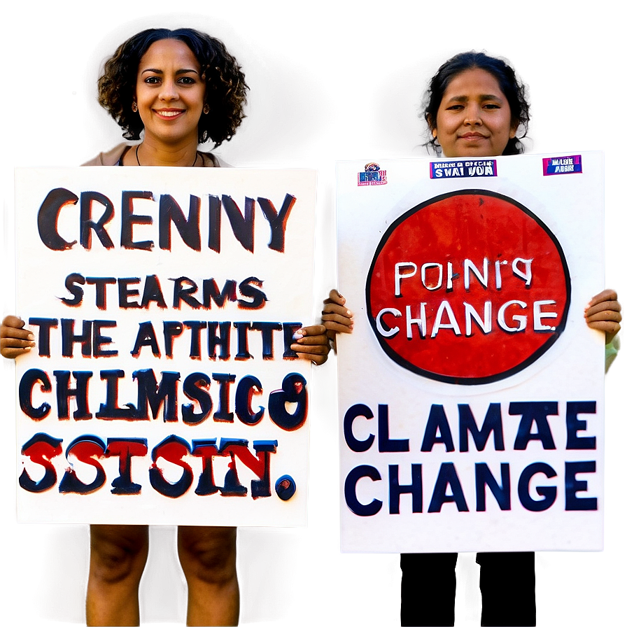 Climate Change Picket Sign Png Jkb