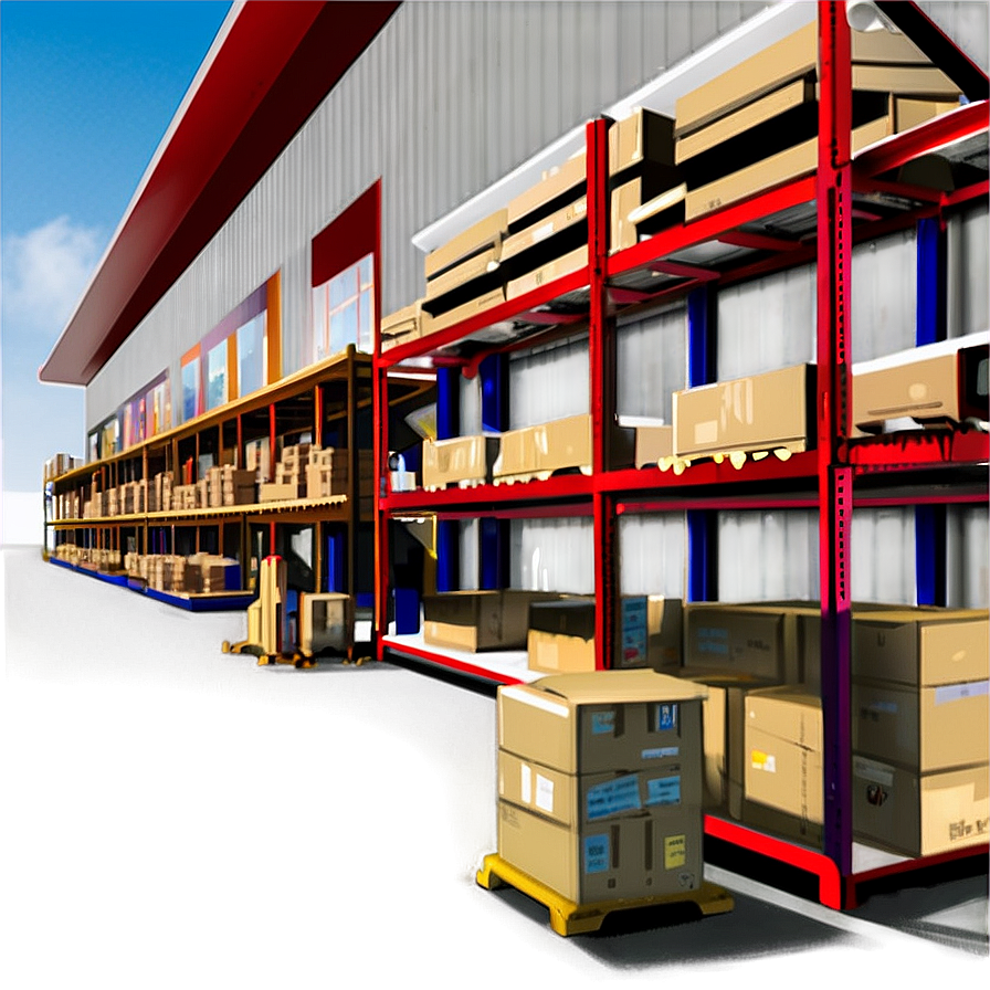 Climate-Controlled Warehouse PNG 06122024 PNG with transparent background