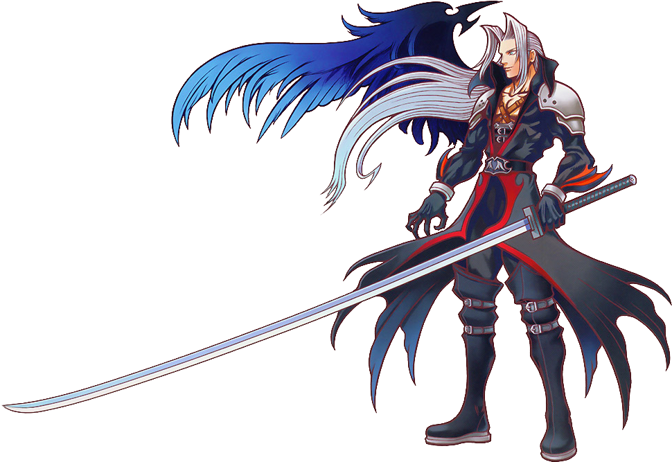 Clip Art Kingdom Hearts 15 Sephiroth - Kingdom Hearts Sephiroth Artwork, HD Png Download PNG with transparent background