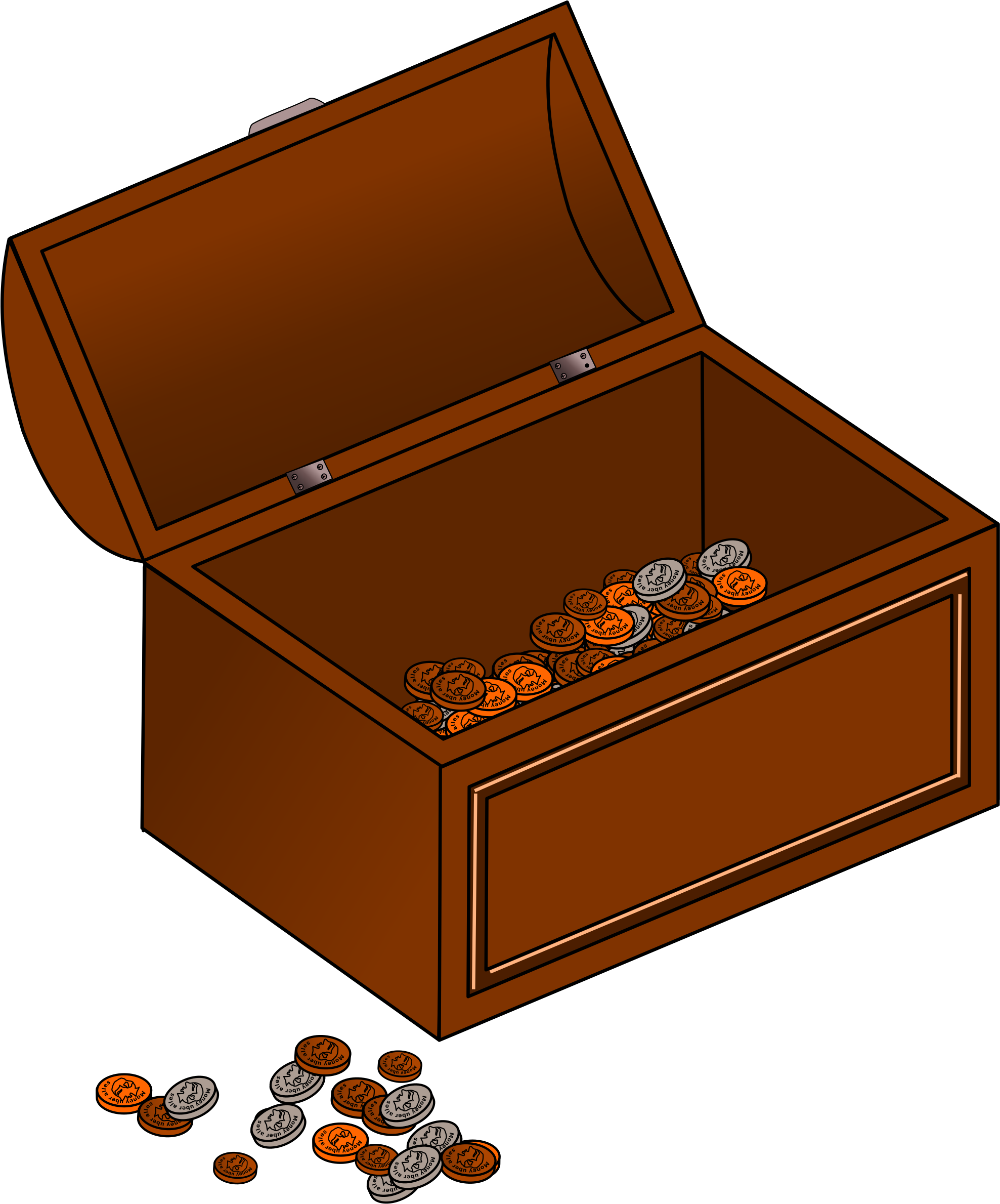 Clipart Treasure Chest - Treasure, HD Png Download PNG with transparent background