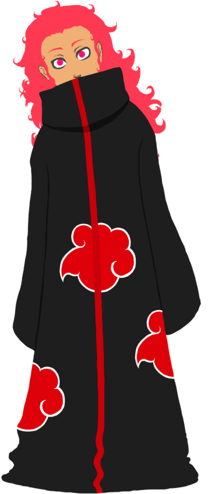 Cloak Drawing Akatsuki - Akatsuki Cloak Transparent PNG with transparent background