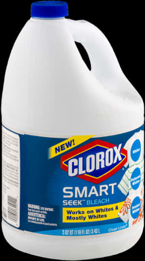 Clorox Smart Seek Bleach Bottle PNG with transparent background