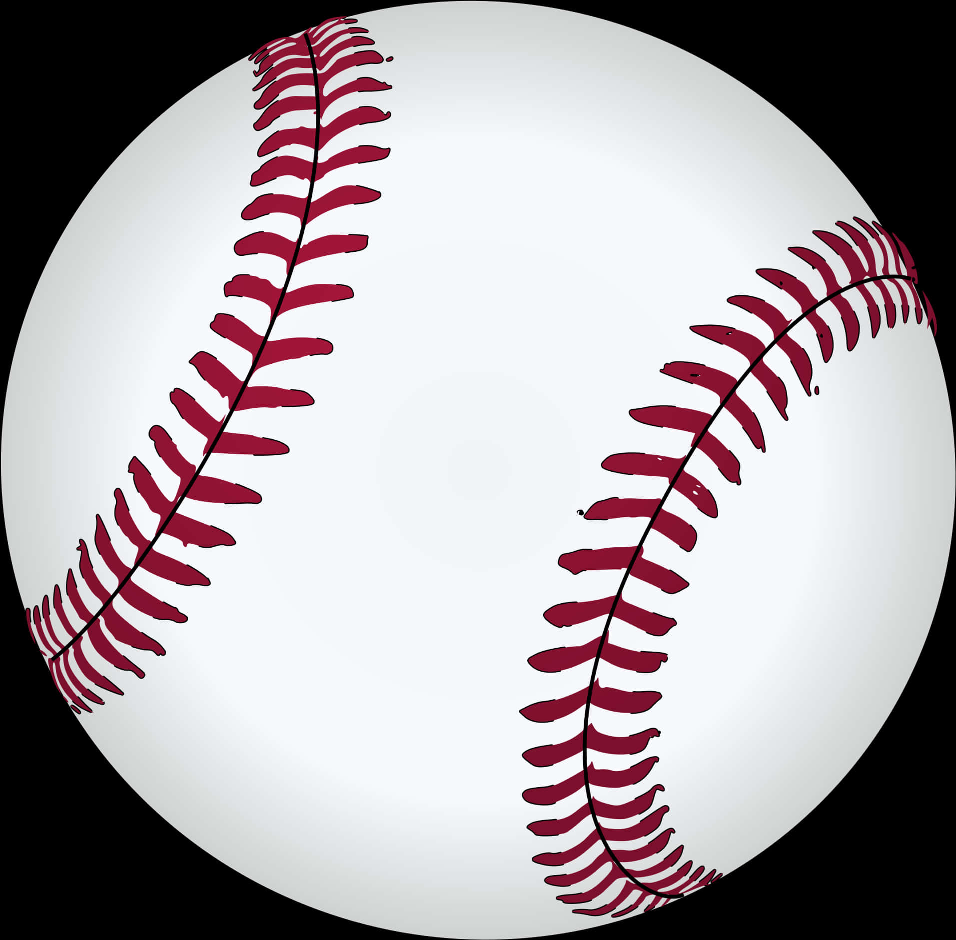 Close Up Baseball Stitching.jpg PNG with transparent background