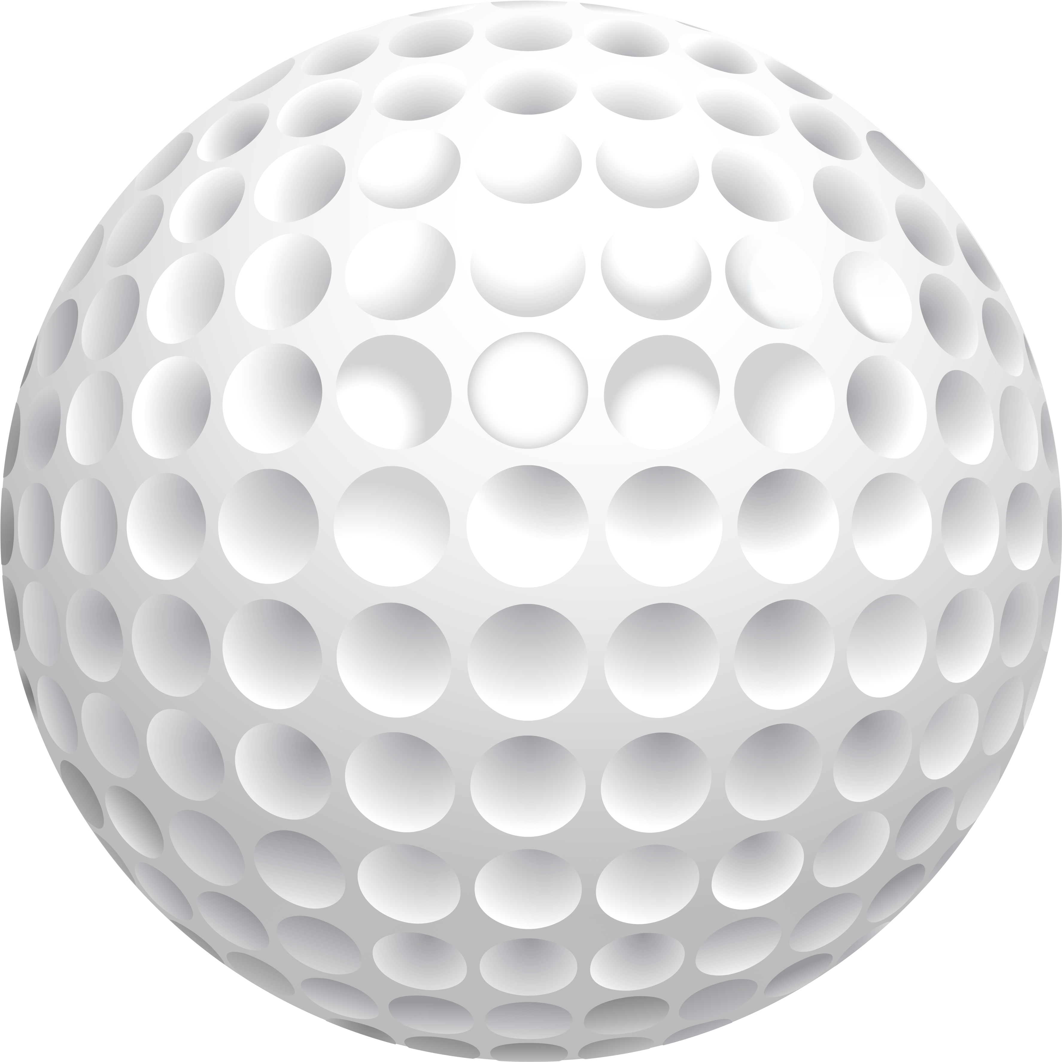 Close Up Golf Ball Texture PNG with transparent background