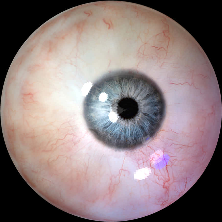 Close Up Human Eye Detail PNG with transparent background