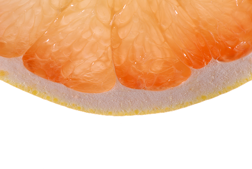 Close Up Orange Slice Texture PNG with transparent background