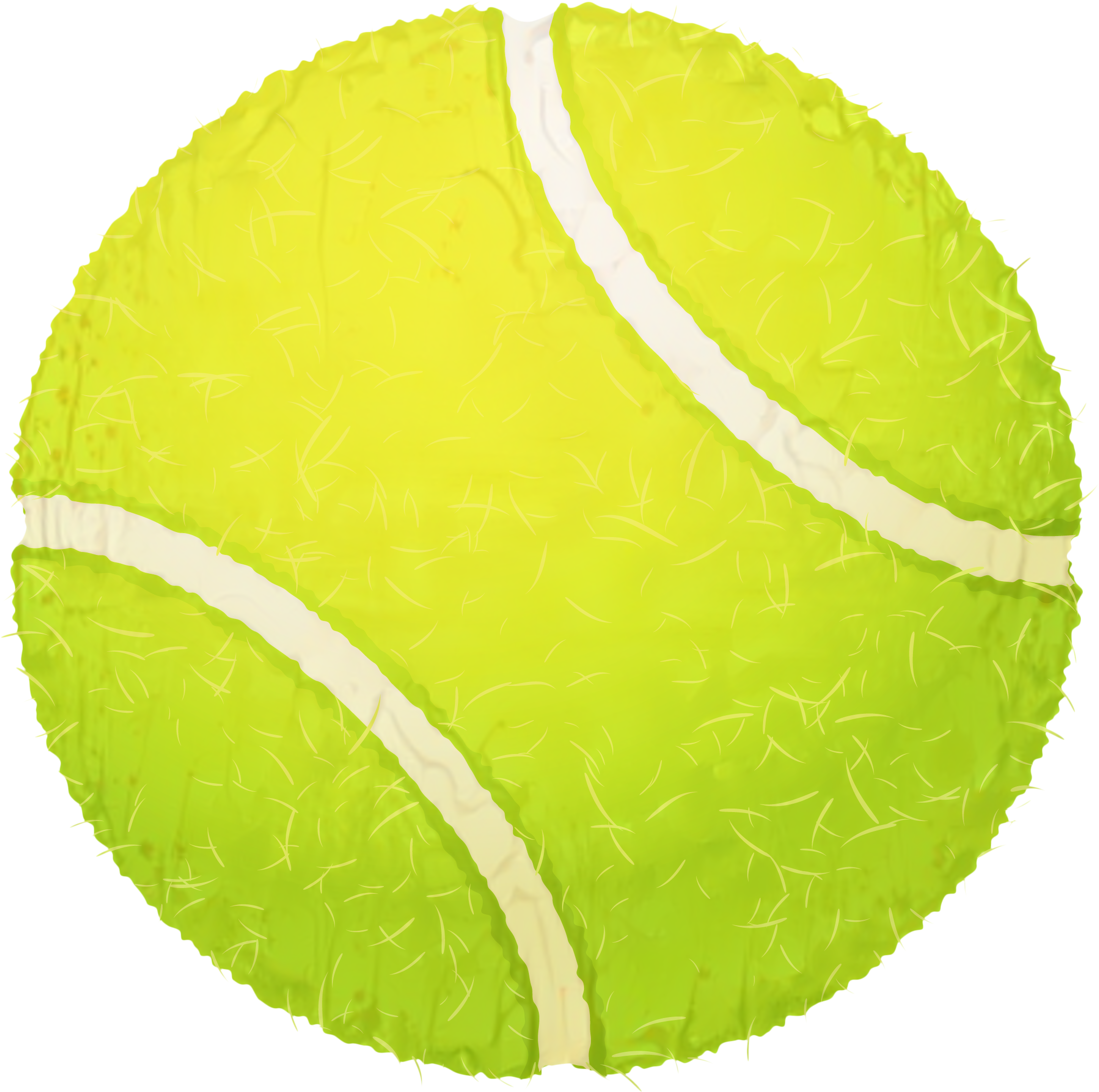 Close Up Yellow Tennis Ball