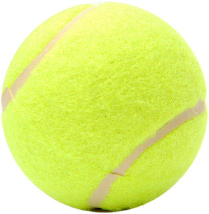 Close Up Yellow Tennis Ball