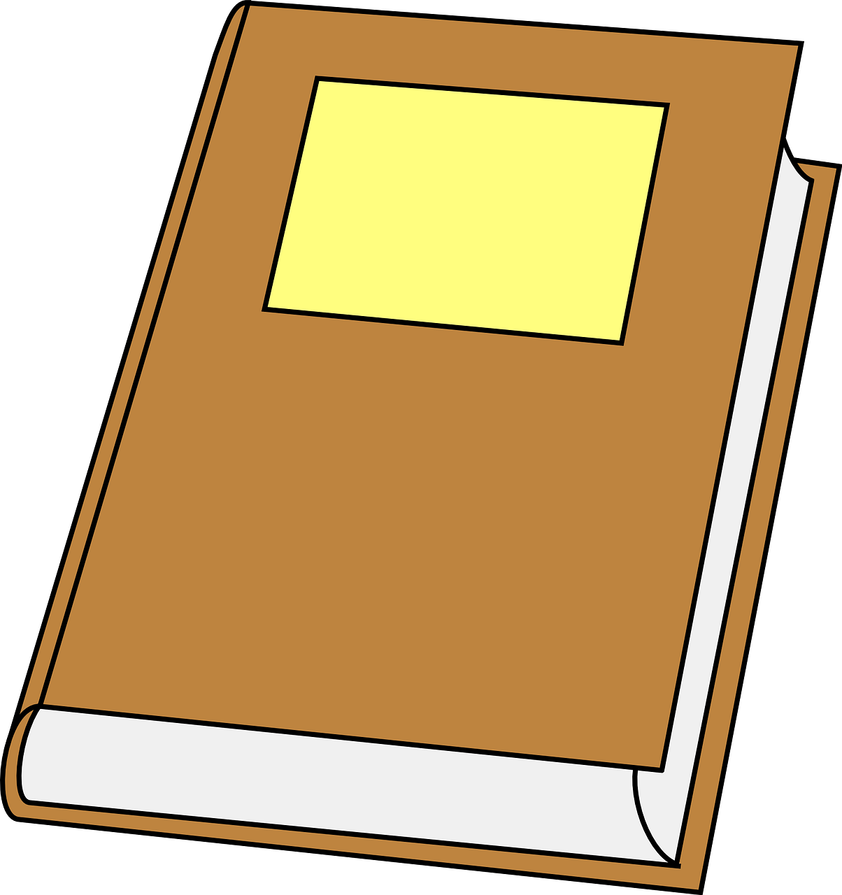 Closed Book Clipart