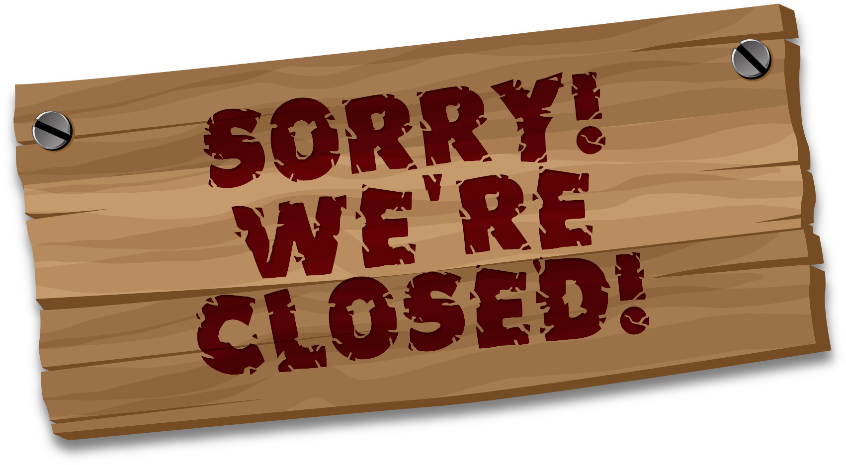 Closed Sign Graphic 1702x936 PNG image with a transparent background, free high-resolution download