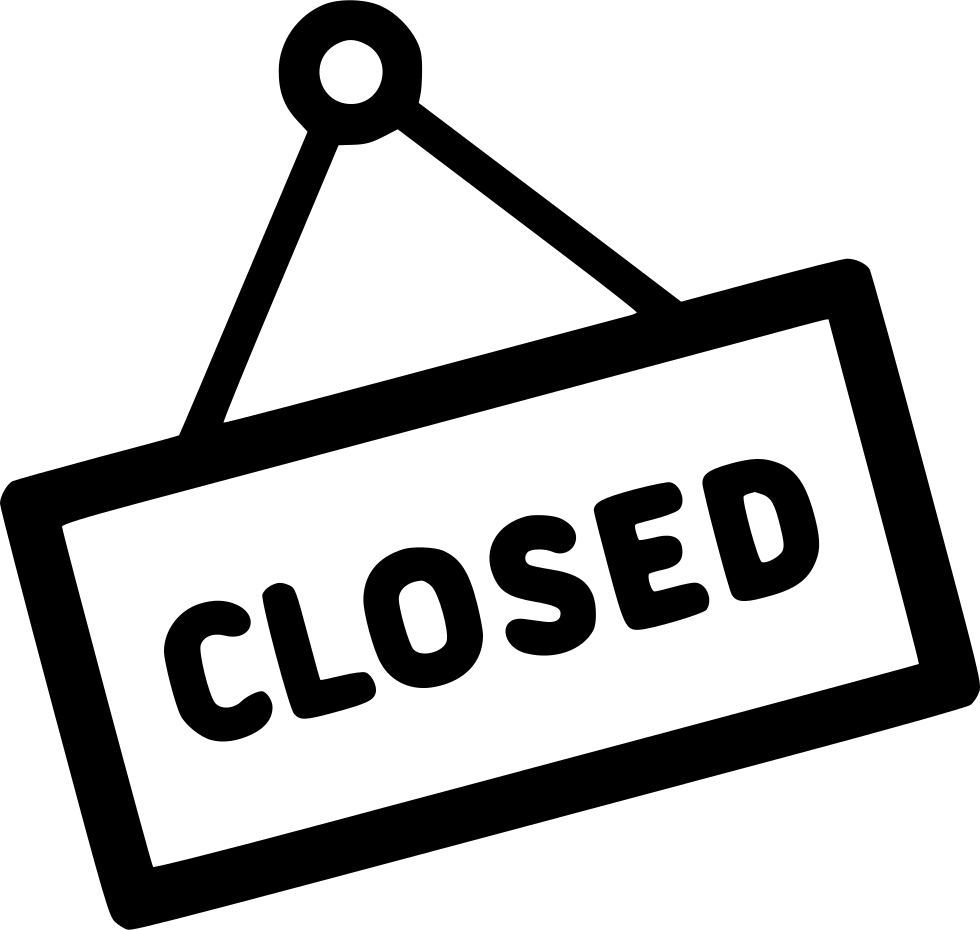 Closed Sign Illustration 980x930 PNG image with a transparent background, free high-resolution download