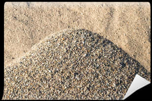 Closeup Textureof Coarse Sand PNG with transparent background