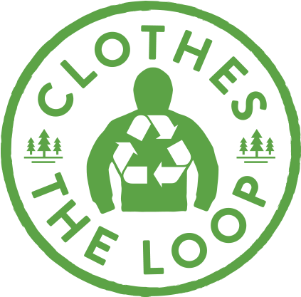Clothes The Loop Recycling Logo PNG with transparent background