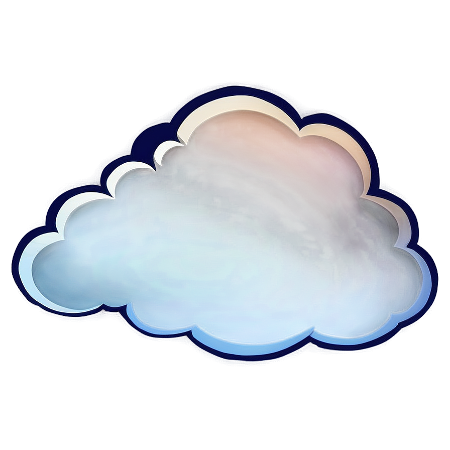 Cloud Cartoon Outline Png Pwa