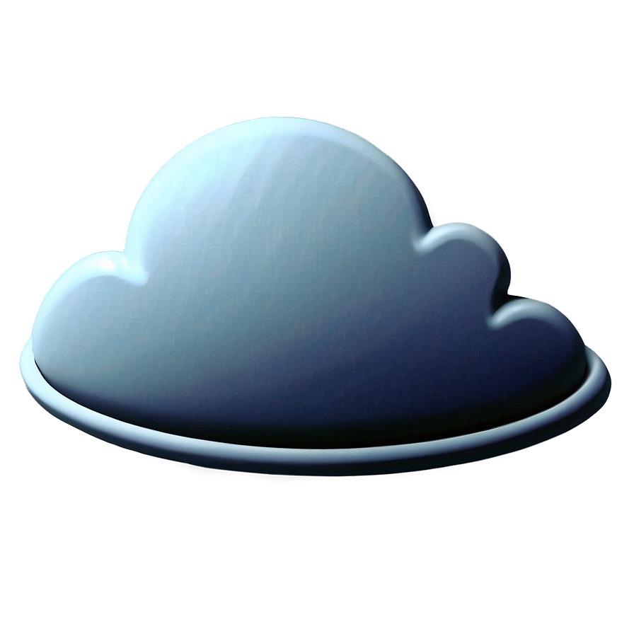 Cloud Cartoon With Hat Png 53