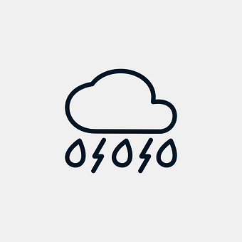 Cloud_ Icon_ With_ Lightning