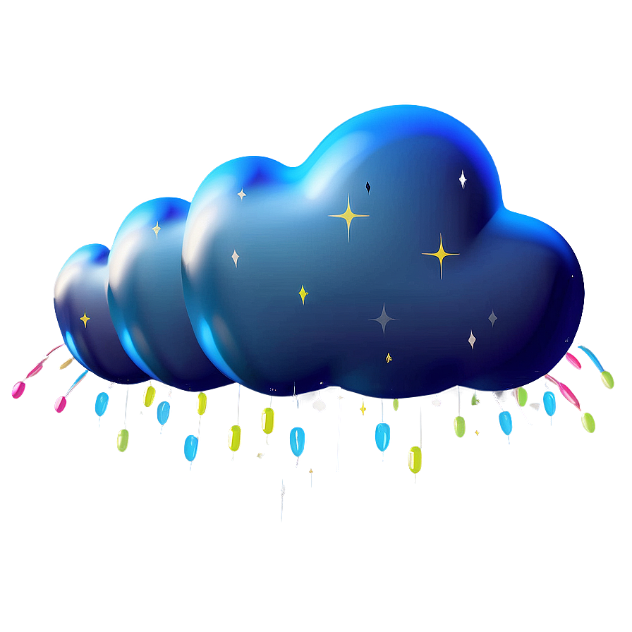 Cloud Shaped Balloon Png 04302024