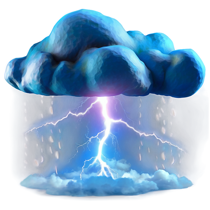 Cloud With Lightning Png 62