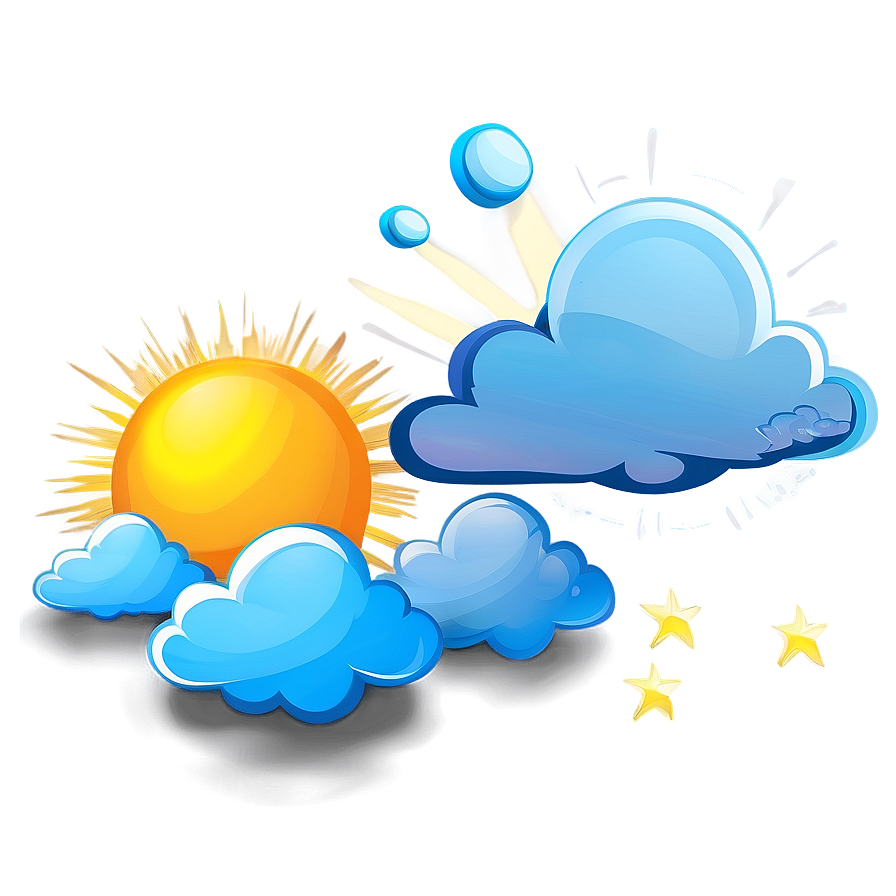 Cloud With Sun Clipart Png 85