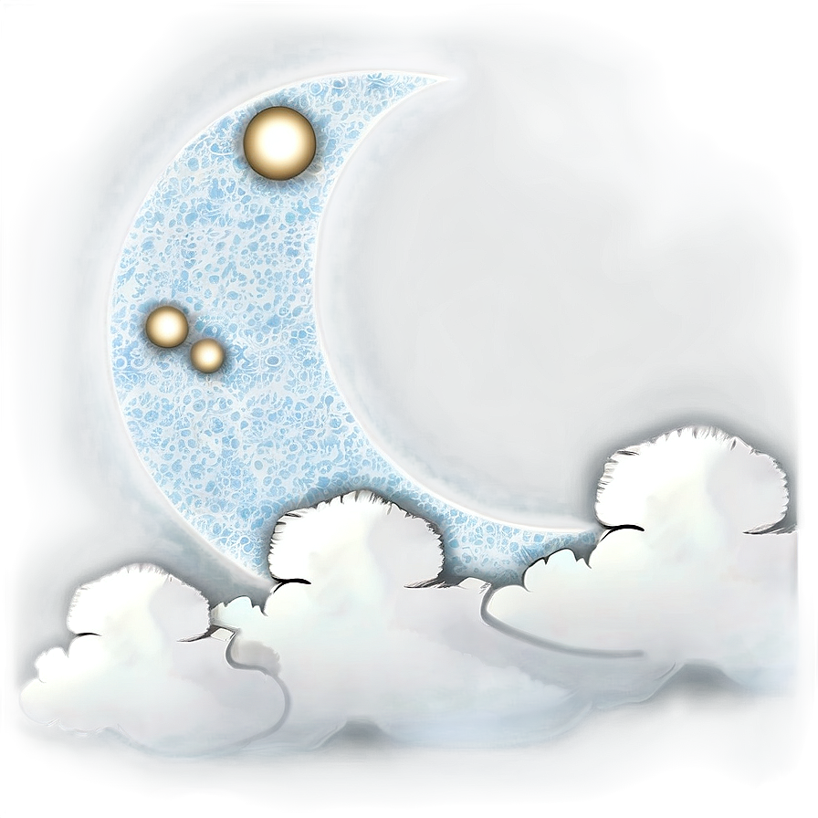 Clouds With Moon Png 42