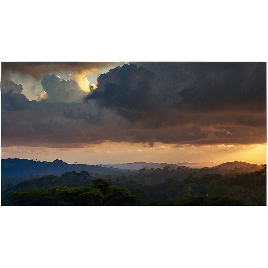 Cloudy Sky at Dawn PNG vuq98 PNG with transparent background