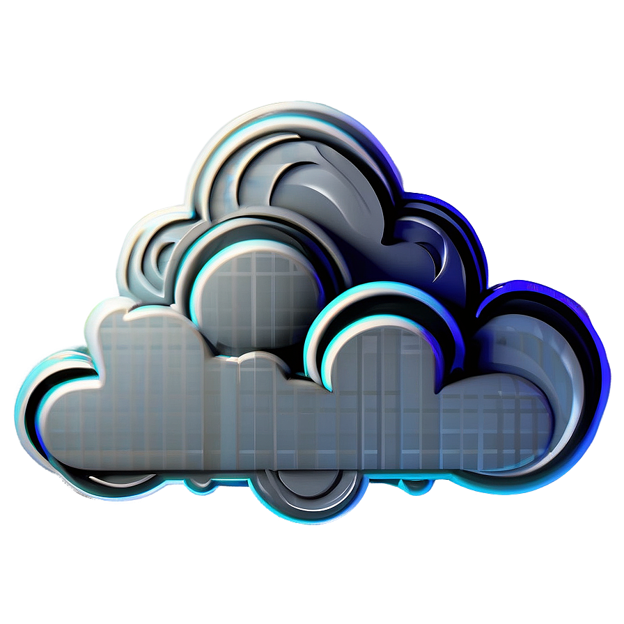 "Cloudy Sky Weather Graphic PNG" ief68 PNG with transparent background