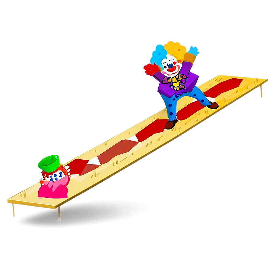 Clown Balancing Act Png 05232024