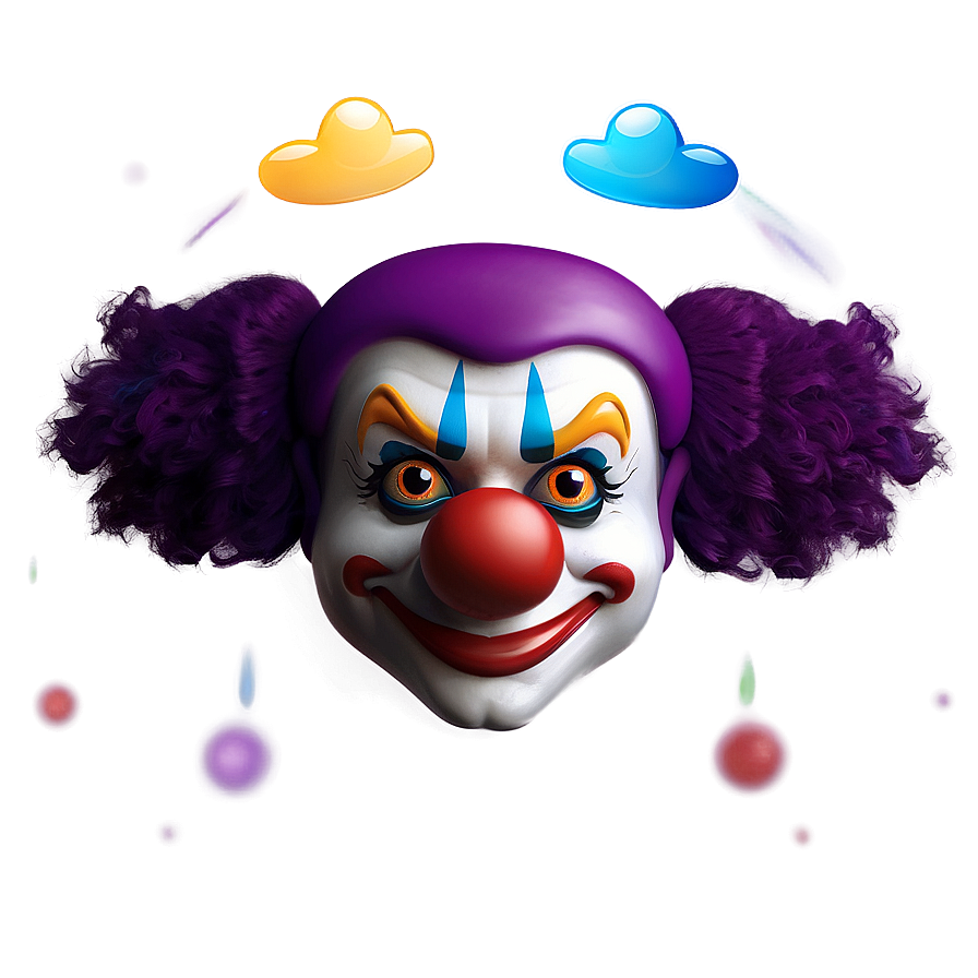 Clown Emoji Design Png 25