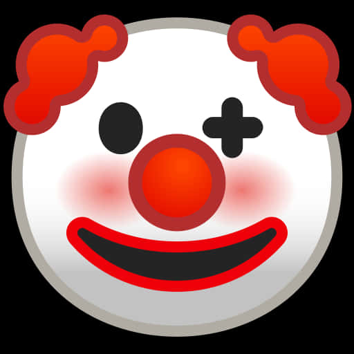 Clown Emoji PNG Clipart PNG with transparent background