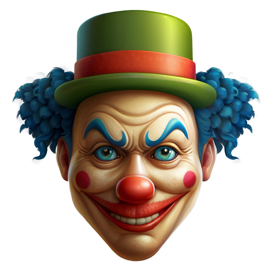 Clown Emoji Illustration Png 05252024